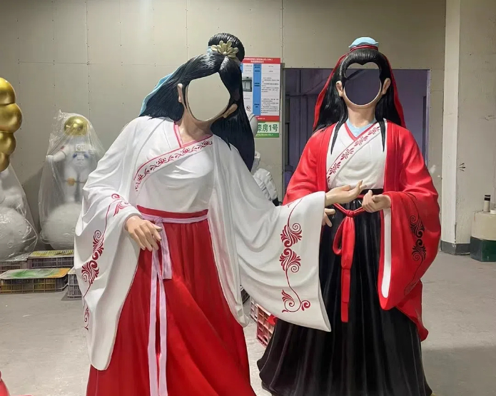 网红打卡拍照雕塑